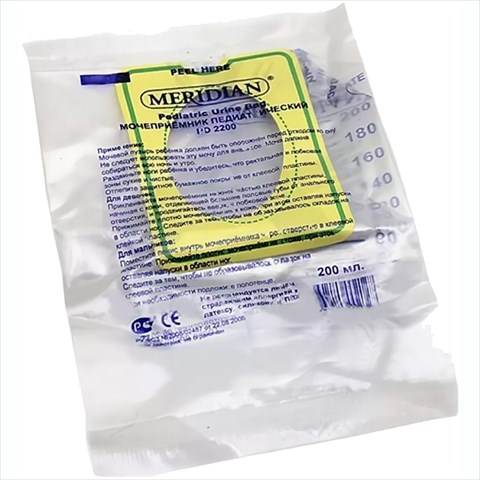 мочеприемник для детей меридиан 200мл фото