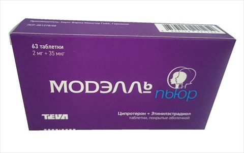 модэлль пьюр таб ппо 2мг плюс 35мкг n63 фото