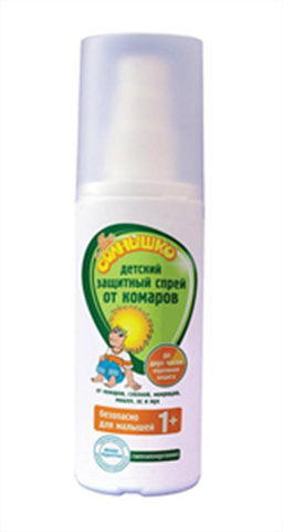 мое солнышко спрей от комаров для детей от 1 года 100 мл фото