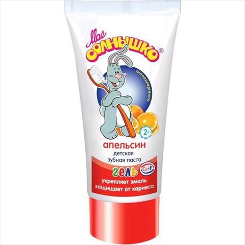 мое солнышко зубная паста апельсин гелевая 75 г фото