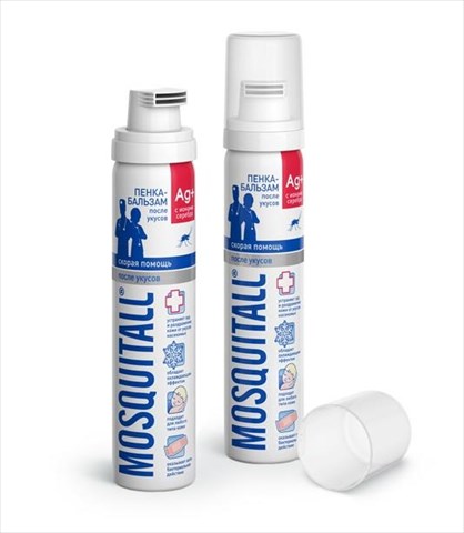 москитол после укусов пенка-бальзам 75 мл с ионами серебра фото