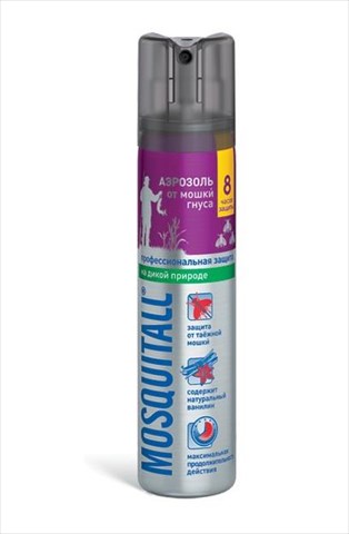 москитол профессиональная защита аэрозоль от мошки и гнуса 75 мл фото