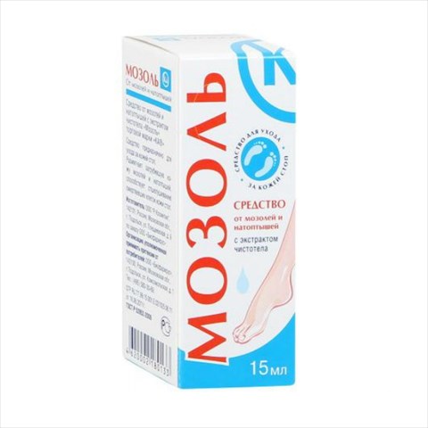 мозоль ка ж-ть для местн примен 15мл для удал мозолей и натоптышей фото