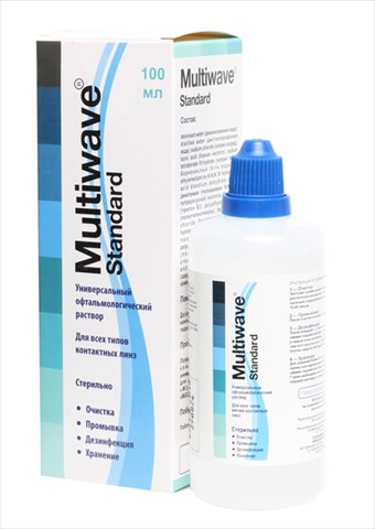 мультивэйв стандарт раствор для контактных линз 100 мл фото