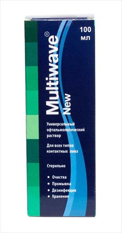 мультивэйв нью раствор для контактных линз 100 мл фото