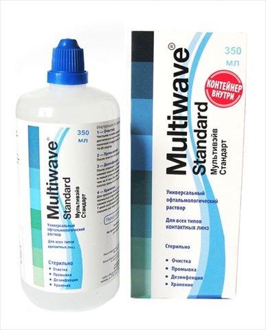 мультивэйв стандарт раствор для контактных линз 350 мл фото