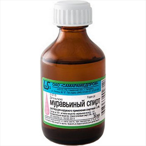 муравьиный спирт р-р для наруж примен спирт 1,4% 50мл фото