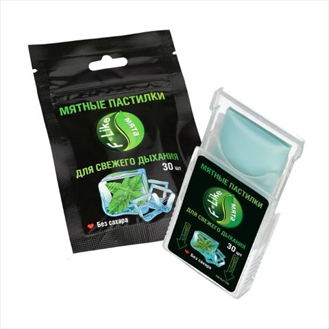 пастилки для свежего дыхания flike мятные n30 фото