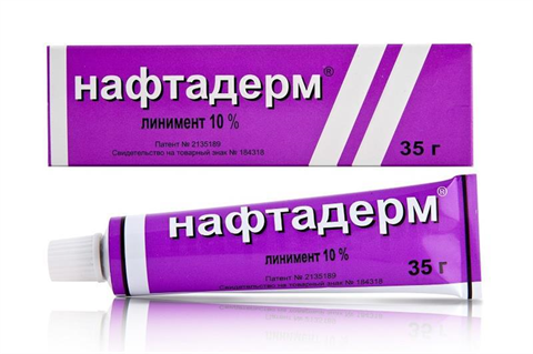 нафтадерм линимент 10% 35 г фото
