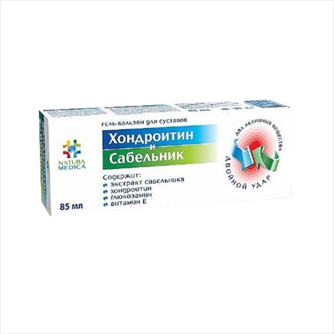 натура медика гель-бальзам для суставов 85мл хондроитин и сабельник фото