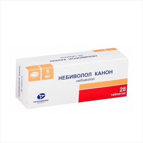 небиволол-канон таб 5мг n28 фото
