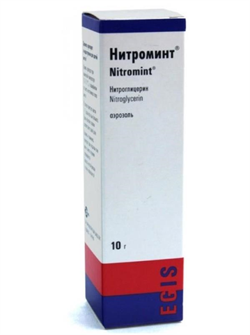 нитроминт аэрозоль подъязычный 0,4 мг/доза 10 г (180 доз) фото