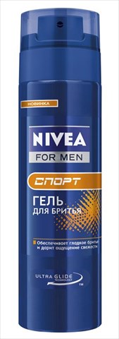 нивея мен гель для бритья спорт 200 мл (81326) фото