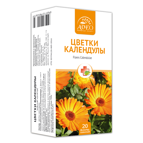 ноготков цветки 1,5 г n20 фильтр-пакетов бад фото