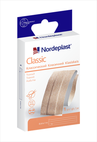 нордепласт классик пластырь фикс ткан 6смx1м фото