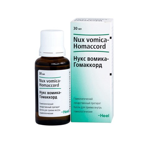 нукс вомика-гомаккорд капли 30 мл фото