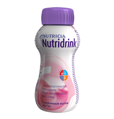 нутридринк напиток клубника 200 мл фото