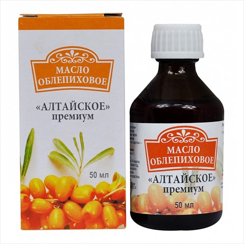 облепиховое алтайское премиум масло для внутр и местн примен 50мл фото