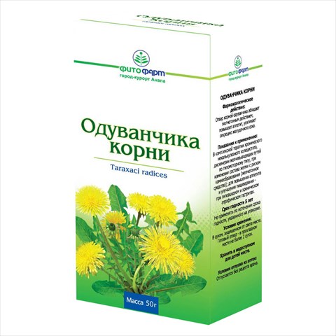 одуванчик корни пач 50г фото