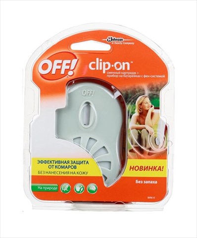 офф клип-он прибор от комаров со сменным картриджем фото