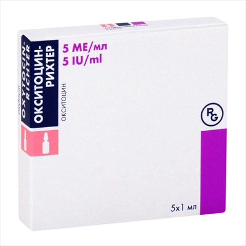 окситоцин-рихтер р-р для инф и в/м введ 5ме/мл 1мл n5 фото