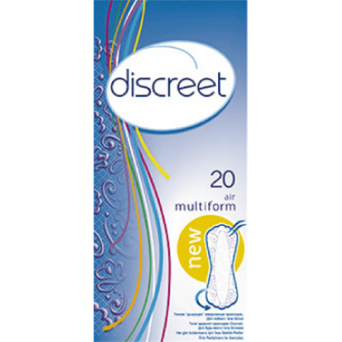дискрит эйр мультиформ прокладки ежедневные n20 фото