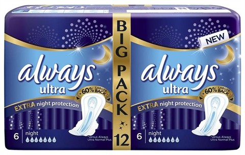 олвейз ультра найт экстра защита прокладки гигиен n12 фото