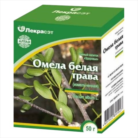 омела белая побеги пач 50г фото