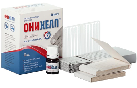 онихелп лак для ногтей 5% фл 5мл фото