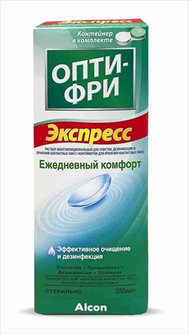 опти-фри экспресс раствор для контактных линз 355 мл фото
