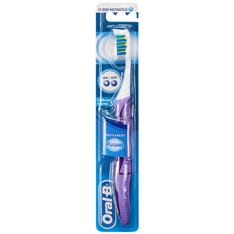 орал-би щетка зубная про-эксперт пульсар сред 35 фото