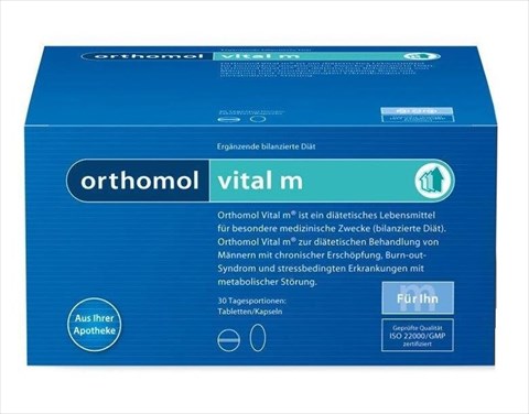 ортомол витал м таблетки и капсулы 30 дней фото