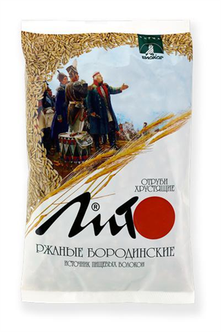 отруби ржаные хрустящие бородинские 200 г с кальцием фото