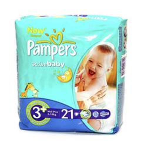 памперс актив бэби подгузники р 3 плюс n21 5-10 кг фото