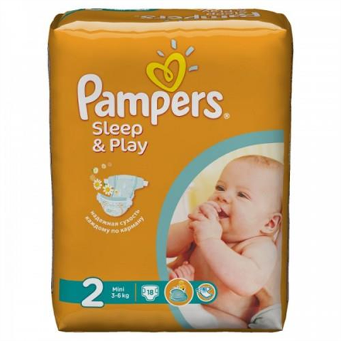 памперсы 3-6кг слип энд плей n18 фото