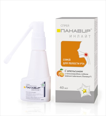 панавир инлайт спрей для полости рта 40мл апельсин фото