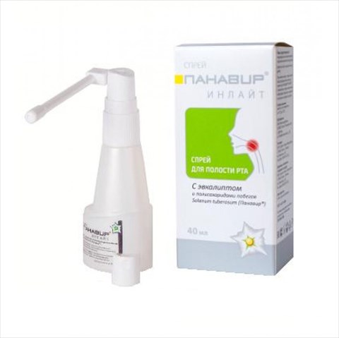панавир инлайт спрей для полости рта 40мл эвкалипт фото