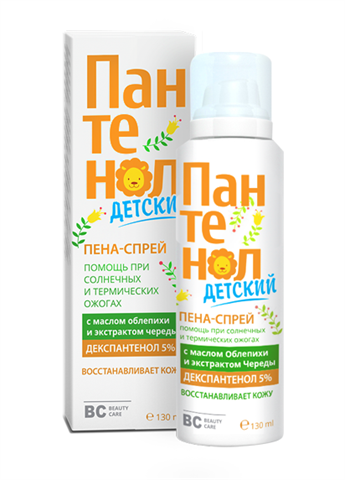 биси пантенол пена-спрей 130мл для детей фото
