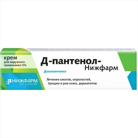 д-пантенол-нижфарм крем для наруж примен 5% 50г фото