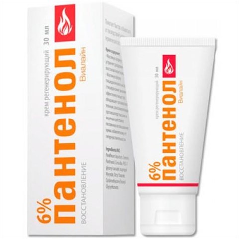 пантенол виалайн крем регенерирующий 30 г фото