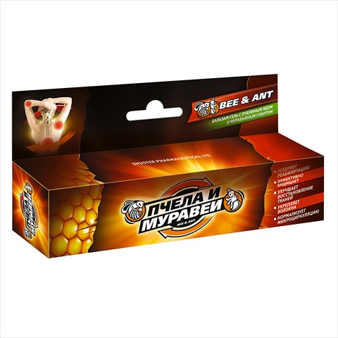 пчела и муравей гель-бальзам 44мл болеутоляющий фото