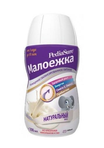 педиашур малоежка детское питание 200мл 1-10 лет натуральный фото
