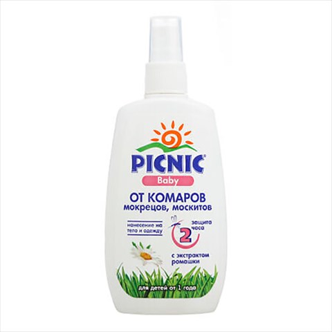 пикник бэби спрей от комаров 120мл фото