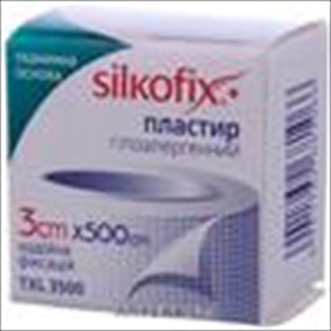 пластырь силкофикс 3*500 см тканевый фото