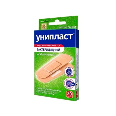 пластырь унипласт 1,9смx7,2см n20 бактерицидный фото