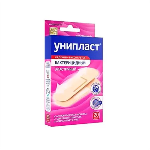 пластырь унипласт 1,9смx7,2см n20 эластичный фото