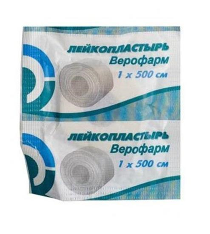 пластырь катушка верофарм 1смx500см уп карт фото
