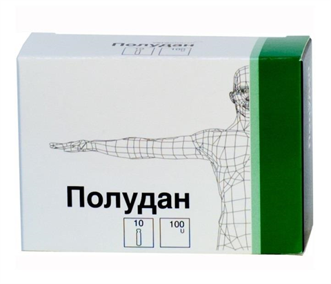 полудан лиофилизат для инъекций 100 ед n10 фл фото