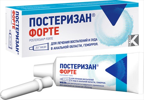 постеризан форте мазь для наруж и рект примен 25г фото