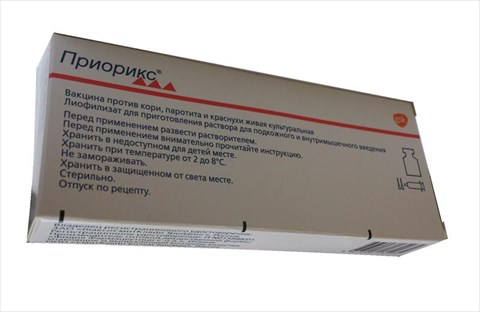 приорикс лиофилизат для инъекций 0,5 мл/доза n1 фл с растворителем (вакцина от кори, паротита, краснухи) фото
